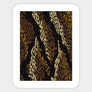 Aboriginal Art - Grass Land 2 Sticker